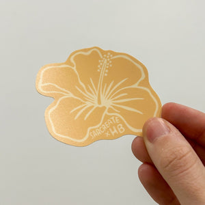 hibiscus sticker