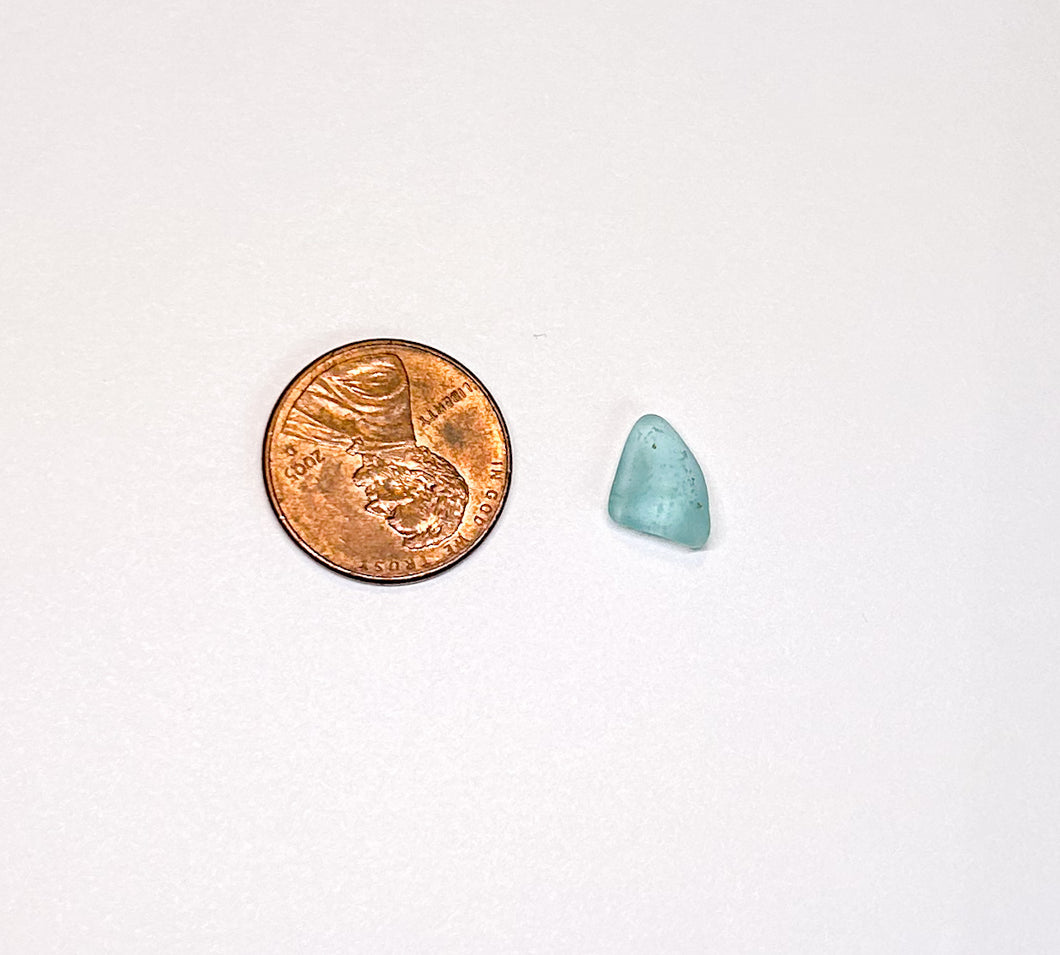 turquoise sea glass ring #4