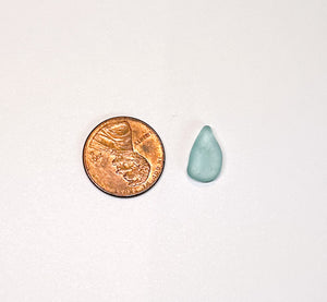 turquoise sea glass ring #5