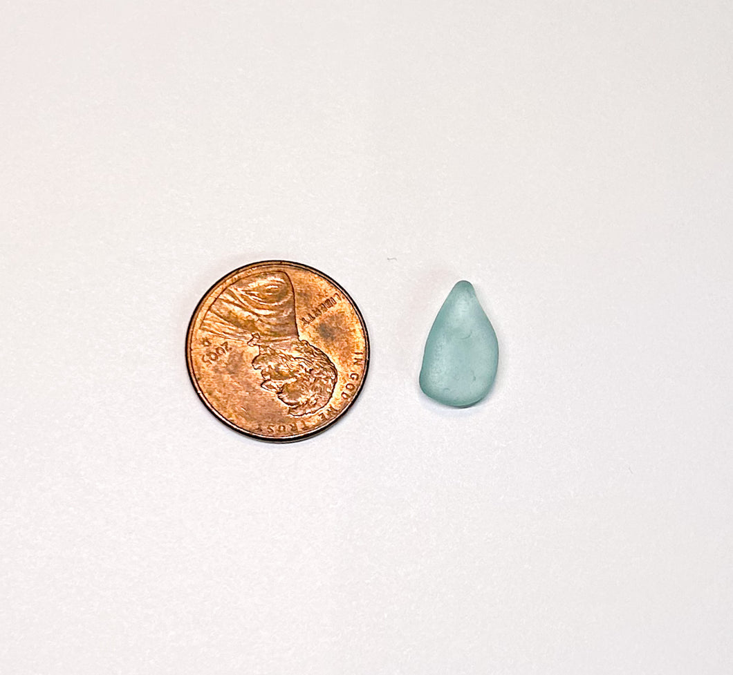 turquoise sea glass ring #5