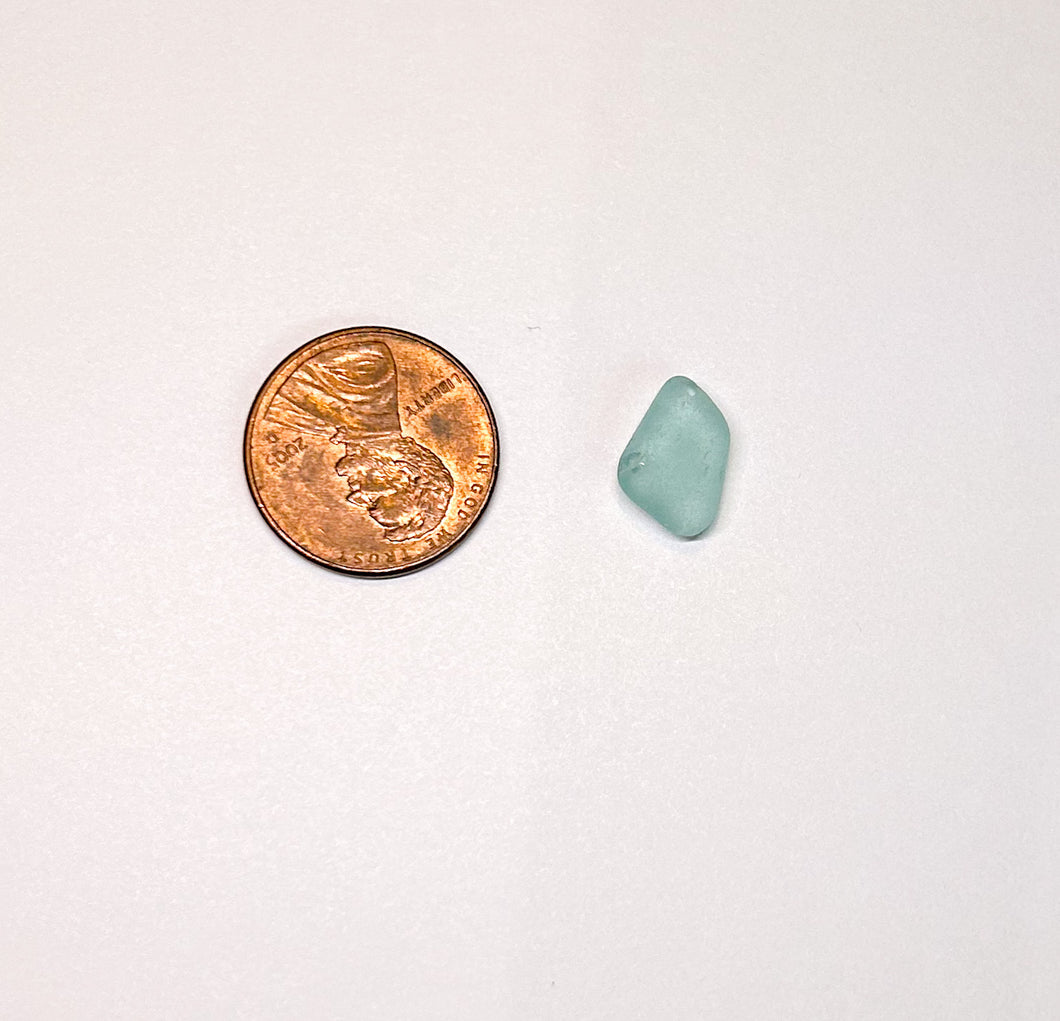 turquoise sea glass ring #6