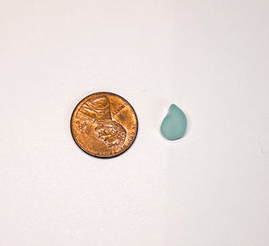 turquoise sea glass ring #8