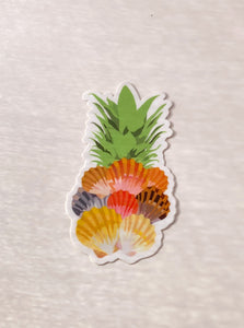 shell pineapple sticker