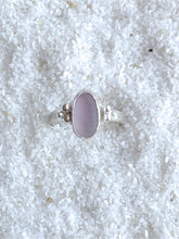 Load image into Gallery viewer, fancy sea glass ring (size 4.5)
