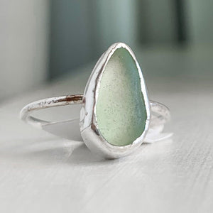 sea glass ring (size 8)