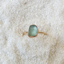 Load image into Gallery viewer, turquoise sea glass ring
