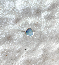 Load image into Gallery viewer, silver opal ring (size 5.5)
