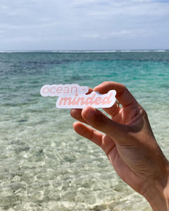 ocean-minded sticker