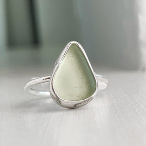 sea glass ring (size 6)