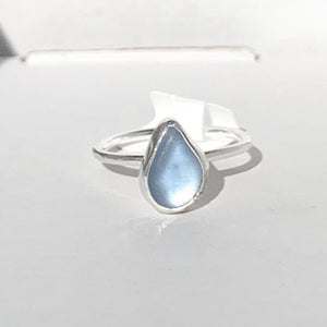 sea glass ring (size 5)